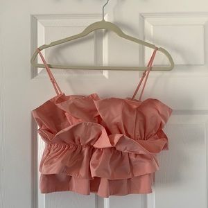 Zara Millennial Pink Top - FREE ITEMS WITH PURCHASE
